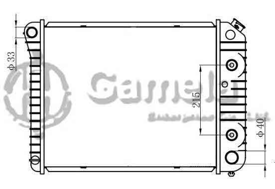 6190211002-T - Radiator-for-BUICK-Century-Skylark-Apollo-L6-V8-4-1-5-0-5-7-73-79-AT-OEM-3021525-3021551-3022831-3023003-3025058-3025059-DPI-359