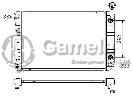 6190211007-T - Radiator-for-BUICK-Century-V6-3-1-3-3-92-96-AT-NISSENS-60899A-OEM-52458474-52458470-DPI-1340