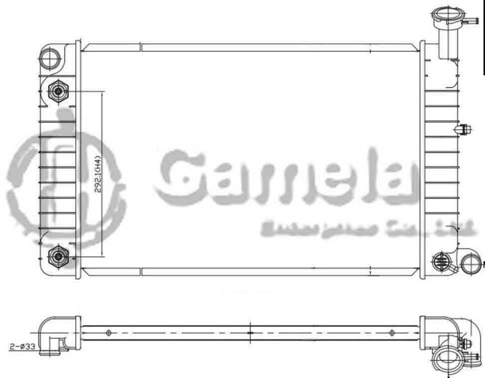 6190211011-T - Radiator-for-BUICK-SKYLARK-L4-2-3-87-88-AT-OEM-3090974-DPI-192