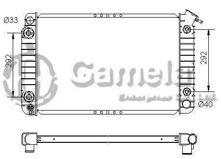 6190211019-T - Radiator-for-BUICK-ELECTRA-LESABRE-98-V6-V8-3-8-4-9-86-87-AT-NISSENS-69108A-OEM-52451334-52453863-52453881-52454503-52455643-DPI-1474