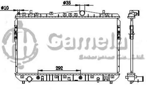 6190211052-T - Radiator-for-BUICK-EXCELLE-97-AT-NISSENS-61634-OEM-96553243-96553244-96553223-96553224-DPI-2788