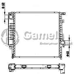 6190213027-T - Radiator-for-BMW-320I-325I-87-00-MT-NISSENS-60635A-OEM-17111719259