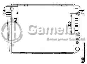 6190213038-T - Radiator-for-BMW-728-732-733-735-L6-3-2-3-5-77-86-AT-NISSENS-60632-OEM-17111121117-17111153064-DPI-298