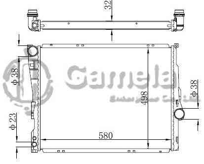 6190213041-T - Radiator-for-BMW-X3-E83-2-0-3-0i-04-MT-NISSENS-60803A-OEM-17113400013-17113400013-DPI-2771