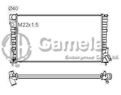 6190320001-T - Radiator-for-CITROEN-BERLINGO-ZX-Break-1-8-1-9-91-05-MT-NISSENS-61315-OEM-133041-133055