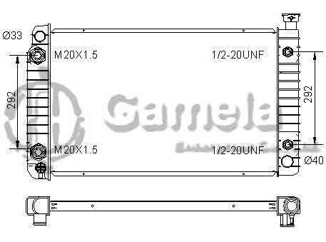 6190322041-T - Radiator-for-CHEVROLET-GMC-C1500-K1500-C2500-K2500-PICKUP-V8-4-3-5-0-96-99-AT-NISSENS-69103A-OEM-52469468-52469675-52479556-DPI-1788-1790