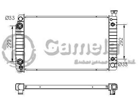 6190322047-T - Radiator-for-CHEVROLET-GMC-C-K-SERIES-PU-SUBURBAN-V8-5-0-5-7-88-99-AT-NISSENS-60905A-DPI-1692