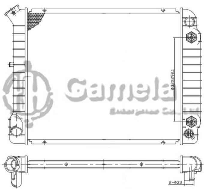 6190322051-T - Radiator-for-CHEVROLET-GMC-Camaro-V6-2-8-82-84-AT-NISSENS-60930A-OEM-3049231-3049233-3050265-3054091-DPI-950