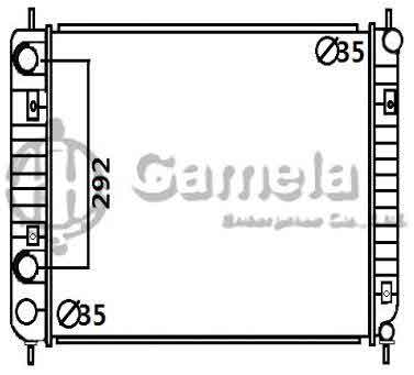 6190322102-T - Radiator-for-CHEVROLET-GMC