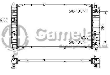 6190322103-T - Radiator-for-CHEVROLET-GMC-MALIBU-L4-V6-2-4-3-1-97-98-AT-OEM-52477425-52495597-DPI-2039