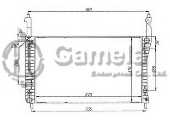 6190322118-T - Radiator-for-CHEVROLET-GMC-CAPTIVA-2-0-2-2-06-AT-NISSENS-63119-OEM-96629055-96629056-4803041-20777045