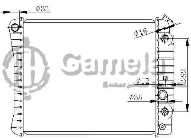 6190322126-T - Radiator-for-CHEVROLET-GMC-CV-GMC-Camaro-L4-V8-2-5-5-0-82-86-AT-DPI-965