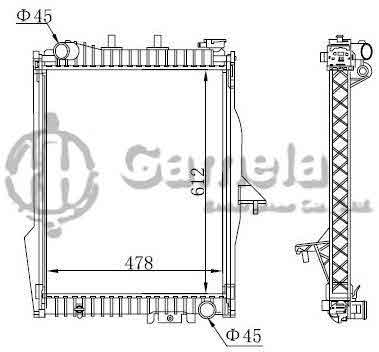 6190407006-T - Radiator-for-DODGE-Durango-V8-4-7-5-7-04-09-MT-OEM-52029044-DPI-2739