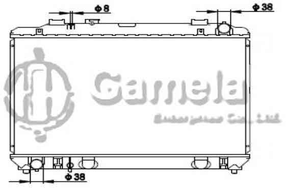 6190408018-T - Radiator-for-DAIHATSU-DELTACR42J-99-02-MT-OEM-164006A221