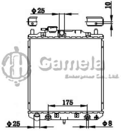 6190408024-T - Radiator-for-DAIHATSU-CHARADE-CENTRO-MOVE-0-8-1-0-90-98-AT-NISSENS-61762-OEM-1640087254-1640087284