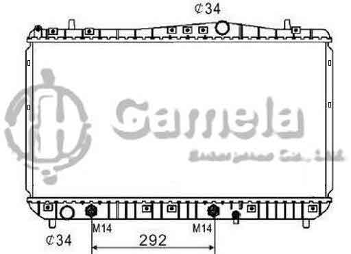 6190423042-T - Radiator-for-DAEWOO-CHEROLET-REZZO-1-6-1-8-2-0-00-AT-NISSENS-61665-OEM-96271475-96813423