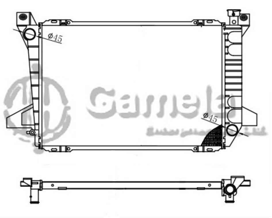 6190604013-T - Radiator-for-FORD-Bronco-F150-250-350-PICKUPS-L6-4-9-85-96-MT-OEM-E5TZ8005K-E9TZ8005R-F2TZ8005J-E2TH8005PA-DPI-894