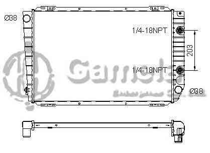 6190604019-T - Radiator-for-FORD-Crown-Victoria-V8-4-6-92-94-AT-NISSENS-62031A-OEM-F17H8005BE-F1VY8005A-F2AZ8005A-F3AZ8005A-DPI-1279