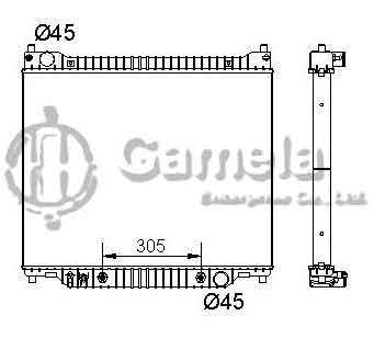 6190604026-T - Radiator-for-FORD-E-350-Econoline-Club-Wagon-V8-7-3-95-96-DIESEL-AT-OEM-F6UH8005AB-F6UH8005AC-DPI-1724