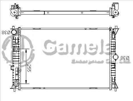 6190604028-T - Radiator-for-FORD-Fusion-Sport-Hybrid-V6-L4-2-5-3-5-10-12-AT-DPI-13187