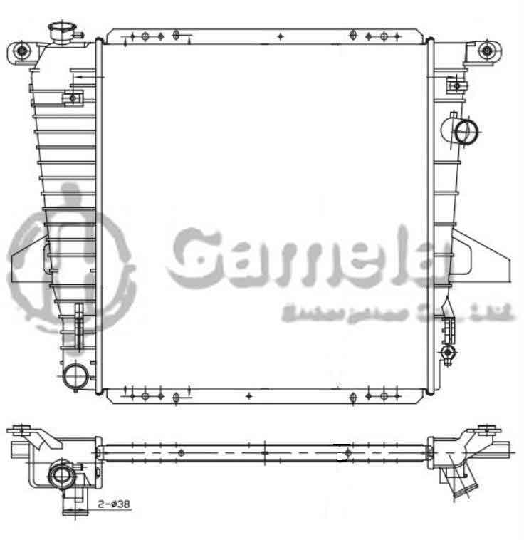 6190604053-T - Radiator-for-FORD-Explorer-V6-4-0-95-97-MT-DPI-2205