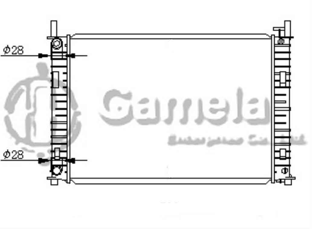 6190604144-T - Radiator-for-FORD-FIESTA-FUSION-1-4-TDCi-1-3EFi-2001-MT-NISSENS-62027A-OEM-1214085-1152149-1325832