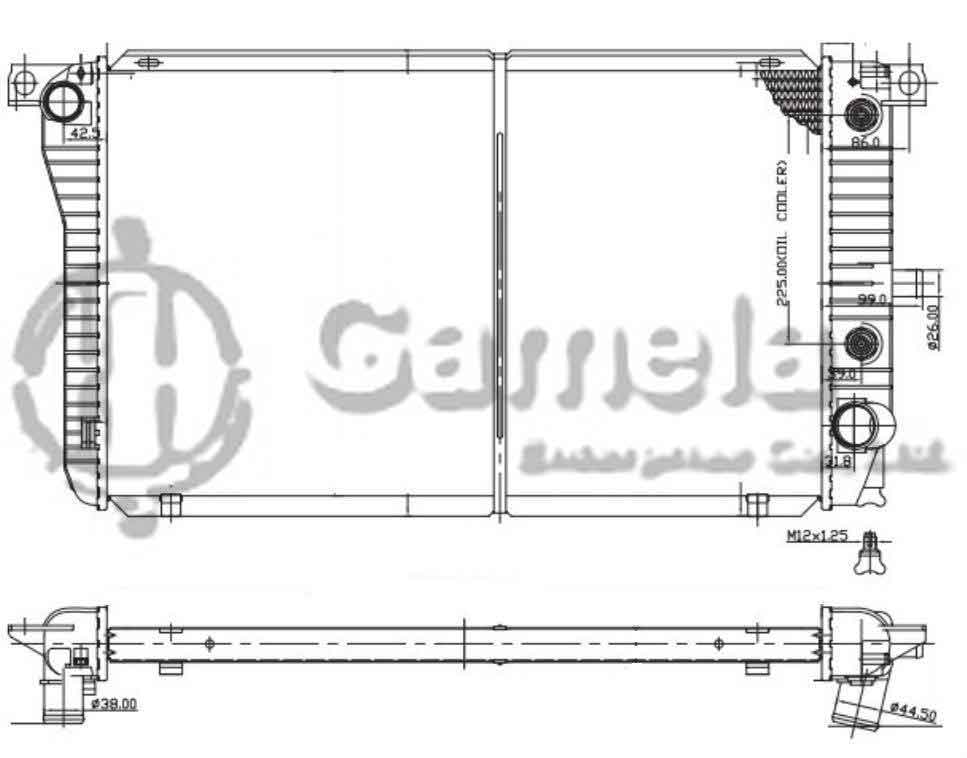 6190604174-T - Radiator-for-FORD-EA-EB-ED-FALCON-V8-5-0-88-94-AT