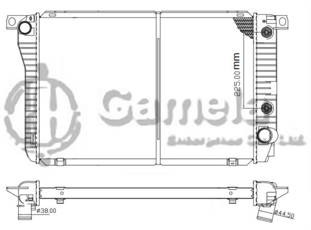 6190604180-T - Radiator-for-FORD-XG-FALCON-UTE-V8-5-0-93-96-AT