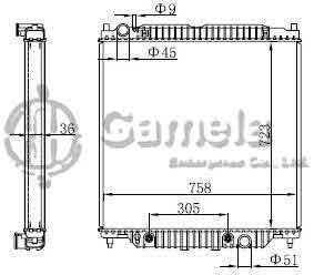 6190604190-T - Radiator-for-FORD-F-250-350-450-550-F53-Super-Duty-05-07-AT-OEM-6C3Z8005A-6C3Z8005DA-DPI-2887