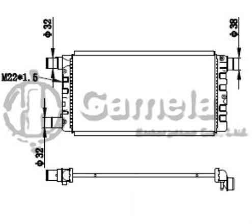 6190620018-T - Radiator-for-FIAT-CINQUECENTO-SEICENTO-0-9-1-1-91-99-MT-NISSENS-61813-OEM-4641407-46405843