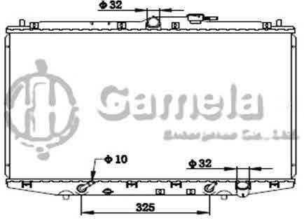 6190804080-T - Radiator-for-HONDA-ODYSSEY99-02-F23A-AT-OEM-19010PGM901-19010PGM902