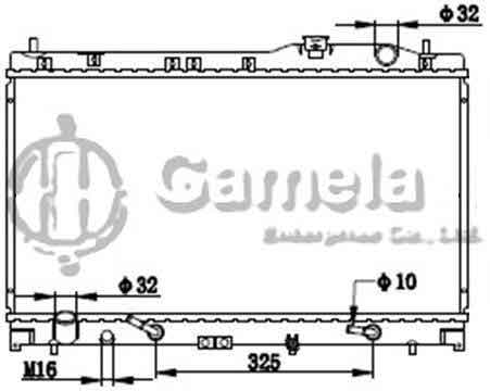 6190804083-T - Radiator-for-HONDA-VIGOR92-94-CB5-G20A-AT