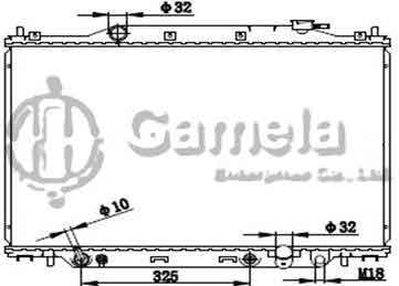 6190804091-T - Radiator-for-HONDA-STEP-WAGON-RF3-RF4-K20A01-AT-OEM-19010PNC901