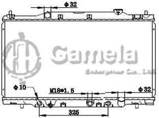 6190804095-T - Radiator-for-HONDA-STREAM-2-001-03-RN3-K20A-AT-NISSENS-68104-OEM-19010PNAG01-19010PNAG51-DPI-2573