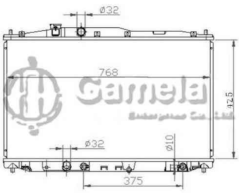 6190804124-T - Radiator-for-HONDA-ODYSSEY-RB1-2003RB2-2003-AT-OEM-19010RFE003