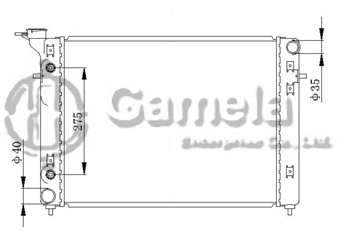 6190812003-T - Radiator-for-HOLDEN-VP-VR-VS-COMMODORE-V6-3-8-91-97-AT-OEM-92055883-HOL001PACA2