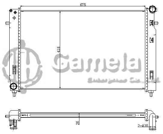 6190812023-T - Radiator-for-HOLDEN-VX-COMMODORE-V8-5-7-00-01-MT-OEM-HOL009PACM3