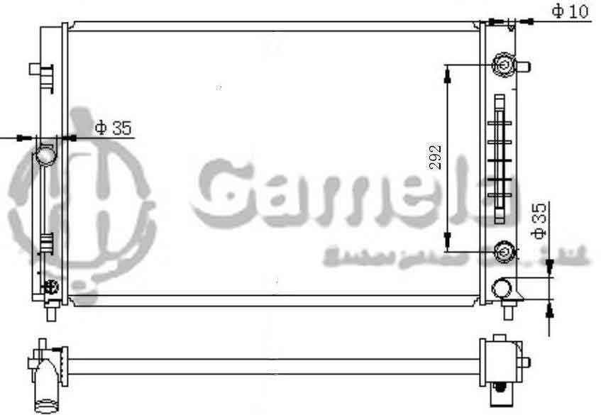 6190812044-T - Radiator-for-HOLDEN-VE-COMMODORE-V8-3-6-06-AT