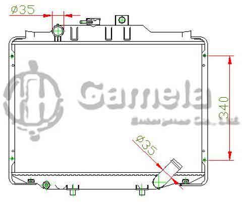 6190825014-T - Radiator-for-HYUNDAI-H100-MT-NISSENS-67499-OEM-253104B000