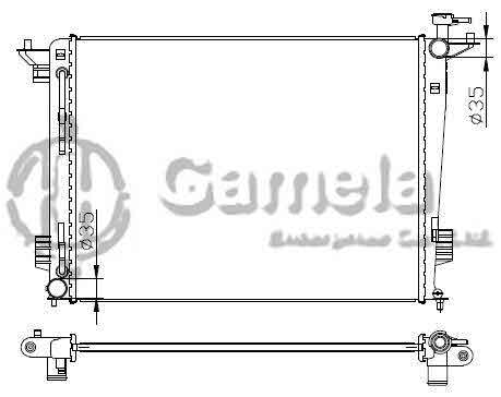 6190825020-T - Radiator-for-HYUNDAI-TUCSON2011-AT