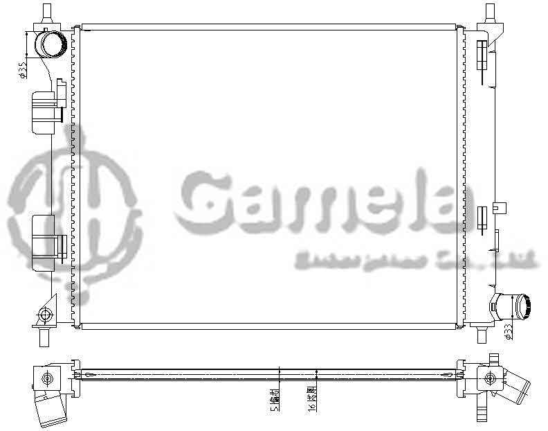 6190825109-T - Radiator-for-HYUNDAI-Rui-Na-MT