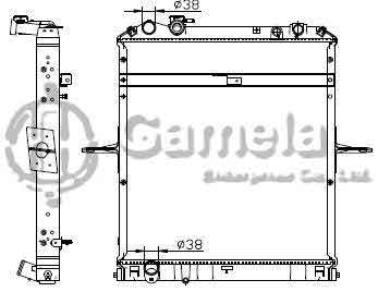 6190919011-T - Radiator-for-ISUZU-NPR-09-MT