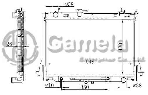 6190919032-T - Radiator-for-ISUZU-D-MAX-AT-OEM-8981372764