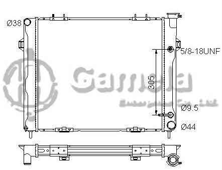 6191016008-T - Radiator-for-JEEP-GRAND-CHEROKEE-V8-5-2-93-97-AT-NISSENS-609901-OEM-4734104-52006644-52028098-DPI-1394