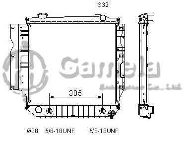 6191016020-T - Radiator-for-JEEP-WRANGLER-L4-L6-2-5-4-2-87-91-AT-NISSENS-60993-OEM-52006124-52040286-52080183-DPI-1015-1507-2102