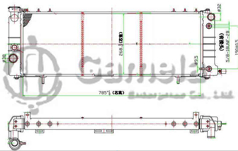 6191016027-T - Radiator-for-JEEP-CHEROKEE-WAGONEER-91-01-AT