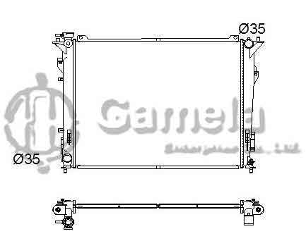 6191109013-T - Radiator-for-KIA-OPTIMA-L4-V6-2-4-2-7-06-08-MT-NISSENS-66998-OEM-253103K140-253103E080-DPI-2899