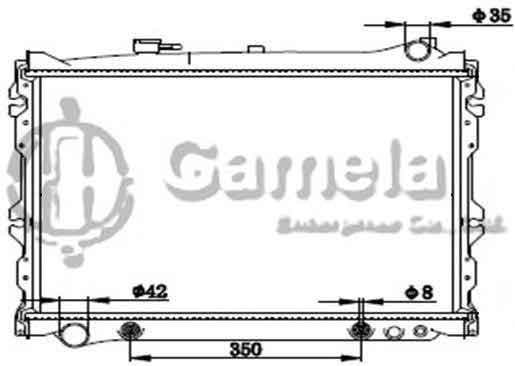 6191109060-T - Radiator-for-KIA-MPV-91-98-AT