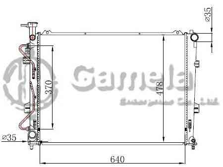 6191109086-T - Radiator-for-KIA-CRESS-NAZA-RANDO-MPV-2-0CC-08-AT-DPI-2961