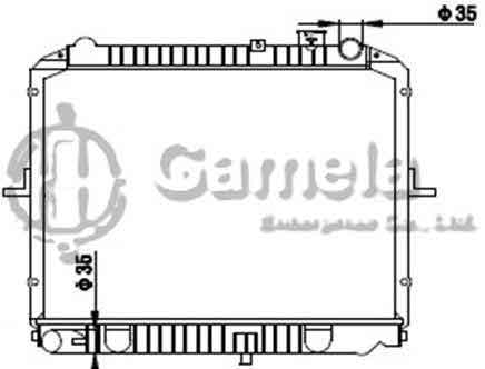 6191109099-T - Radiator-for-KIA-K-SERIEC01-2-7-D-MT